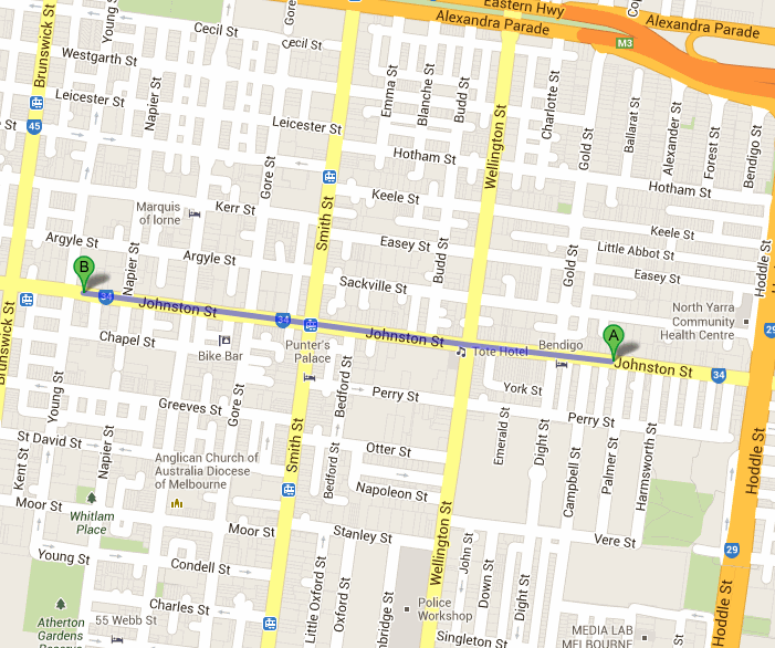 Johnston Street Collingwood & Fitzroy