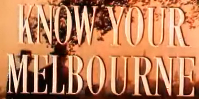 Know Your Melbourne (c1945)