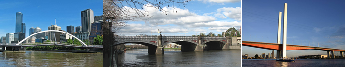 Bridges in Melbourne