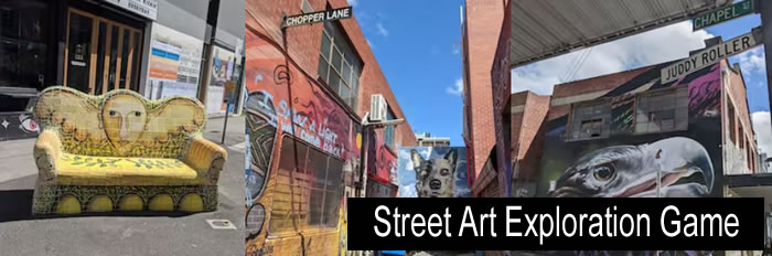 Street Art Exploration Game: CBD to Fitzroy and Collingwood