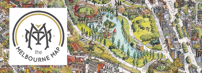 The Melbourne Map The Melbourne Map