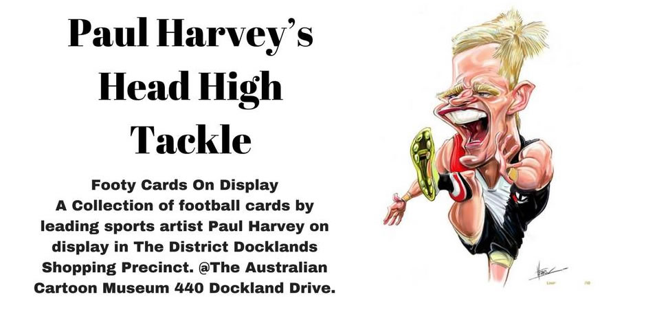 Head High Tackle - the art of the footy card Head High Tackle - the art of the footy card