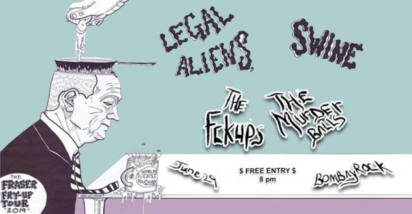 SWINE | The FCKups, Legal Aliens, The Murderballs SWINE | The FCKups, Legal Aliens, The Murderballs