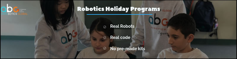 Robotics Holiday Programs for kids Robotics Holiday Programs for kids