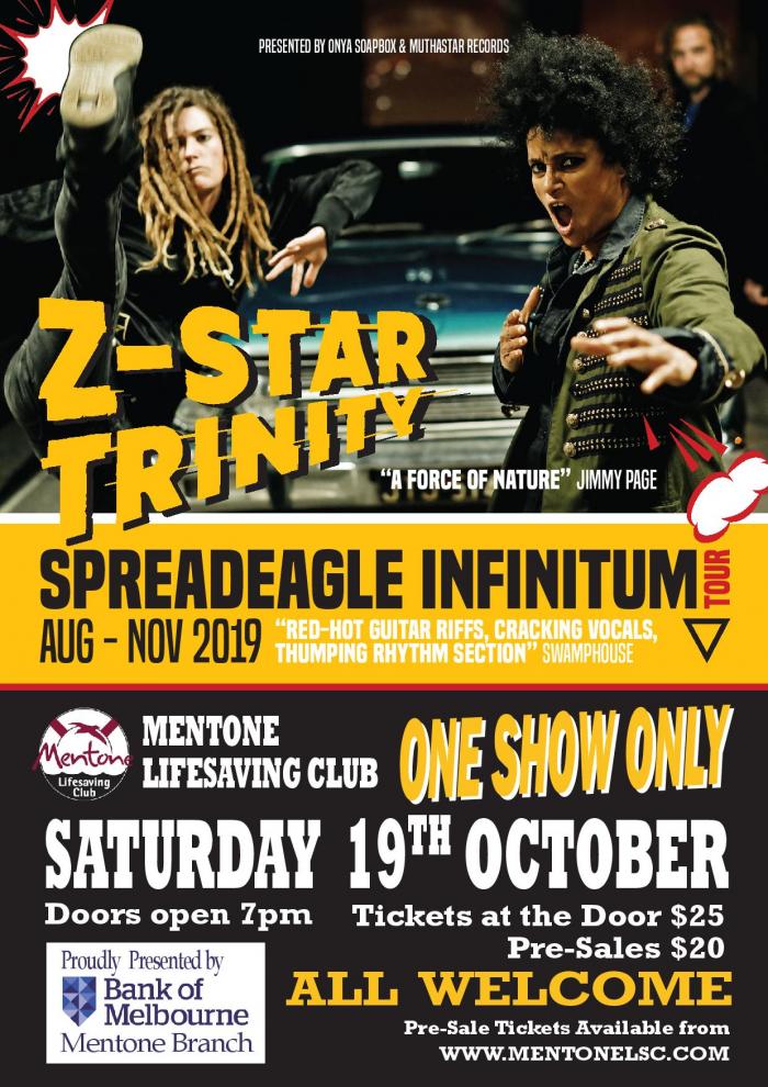 Z-Star Trinity | Live Show @ Mentone Life Saving Club Z-Star Trinity | Live Show @ Mentone Life Saving Club